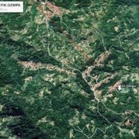 Peta lokasi gempa.